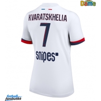 Paris Saint-Germain Khvicha Kvaratskhelia #7 Bortedrakt Dame 2025-26 Kortermet